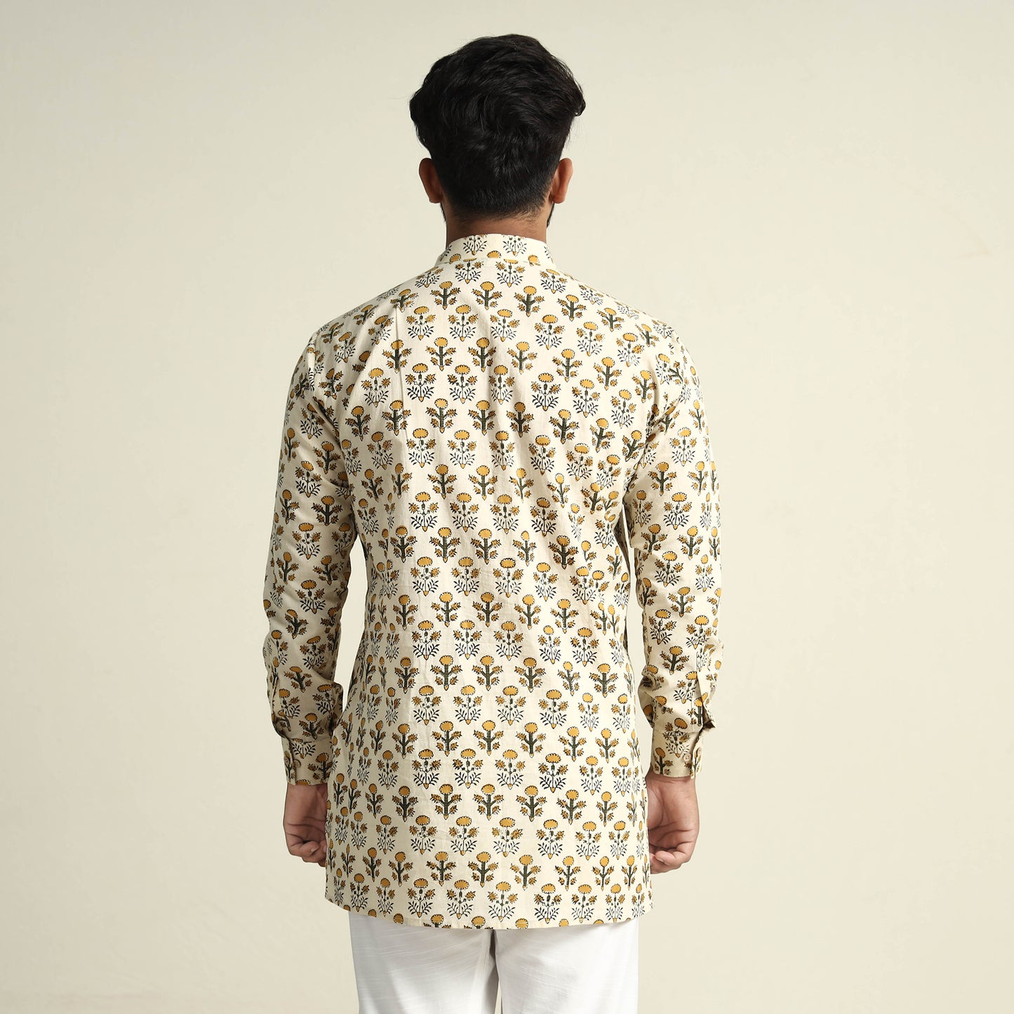 bagru men kurta 
