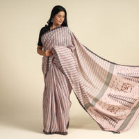 Kantha embroidery Saree