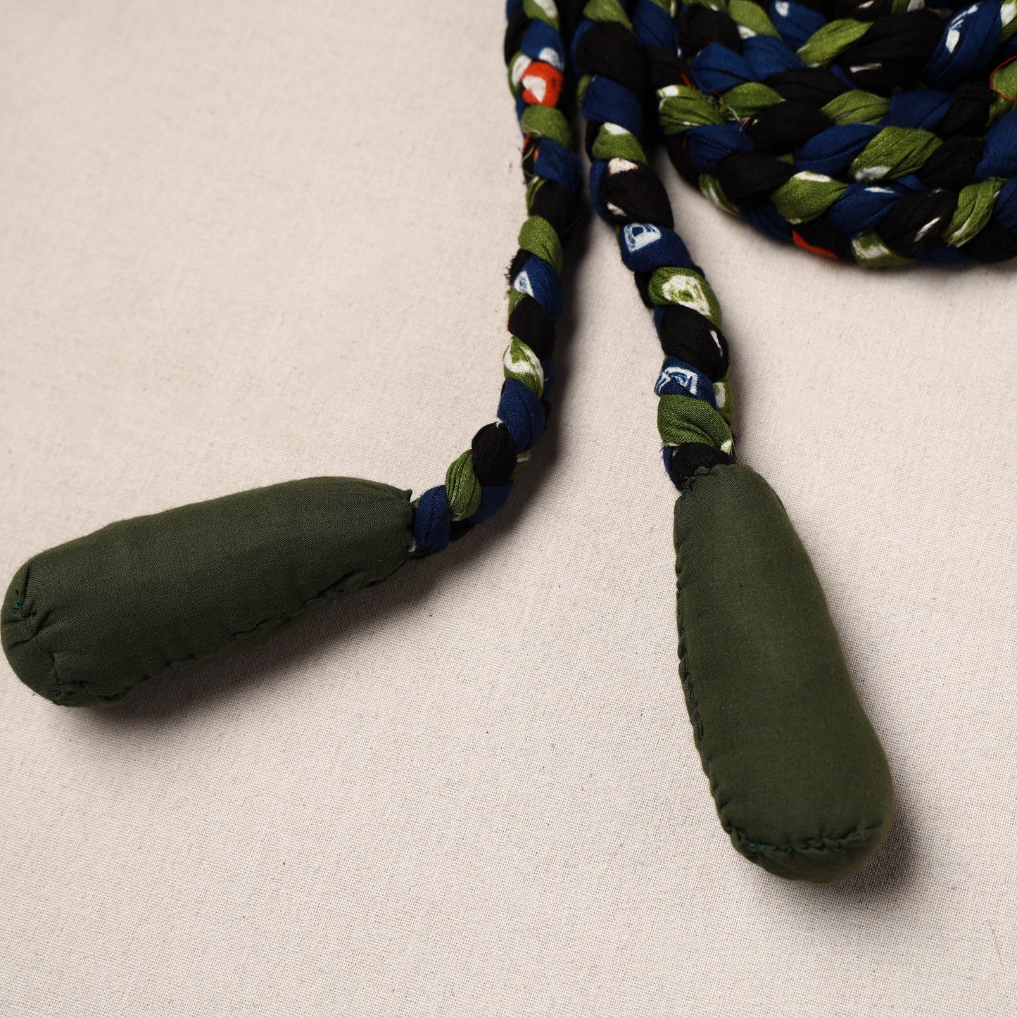 Handmade Upcycled Fabric Skipping Rope 32