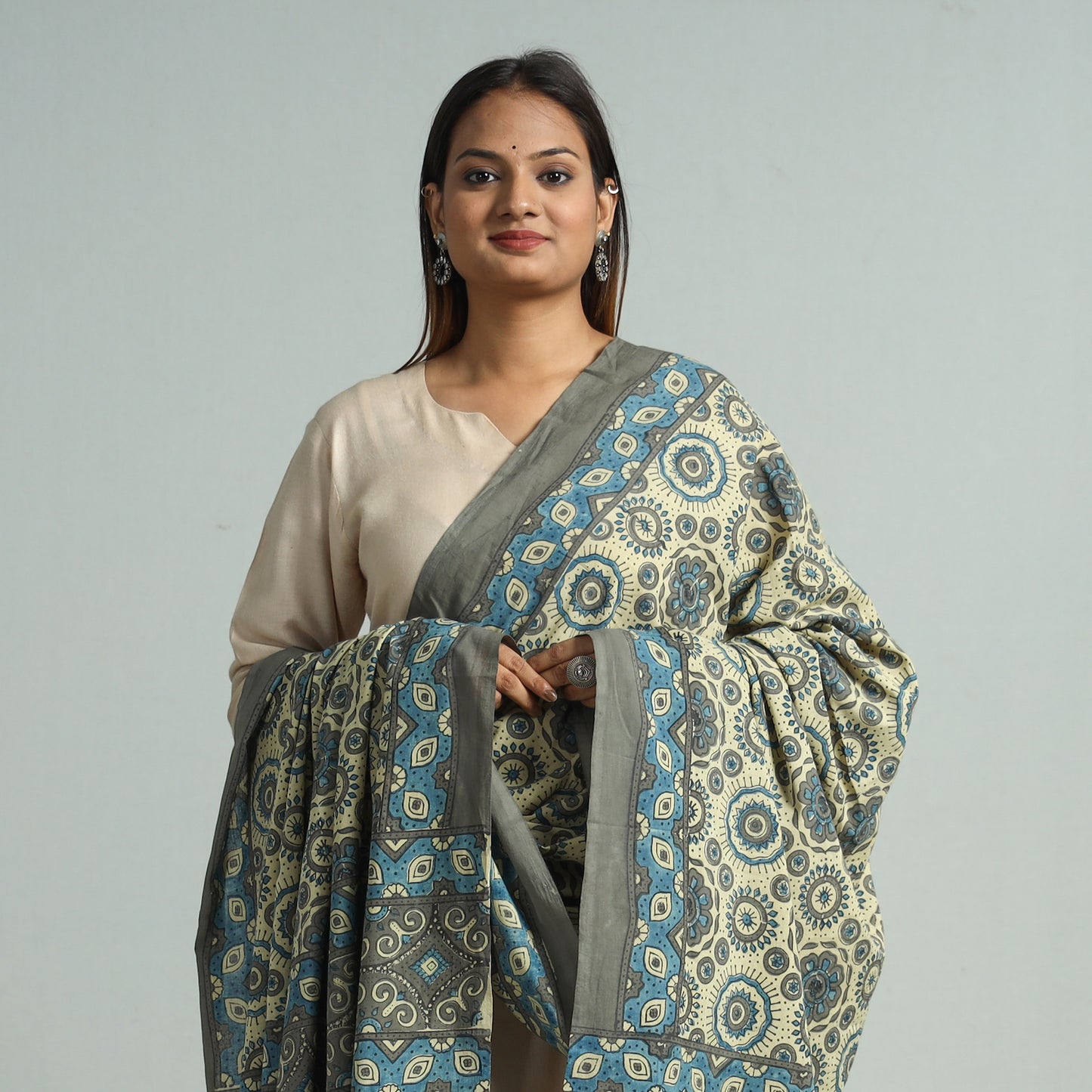 Ajrakh Dupatta