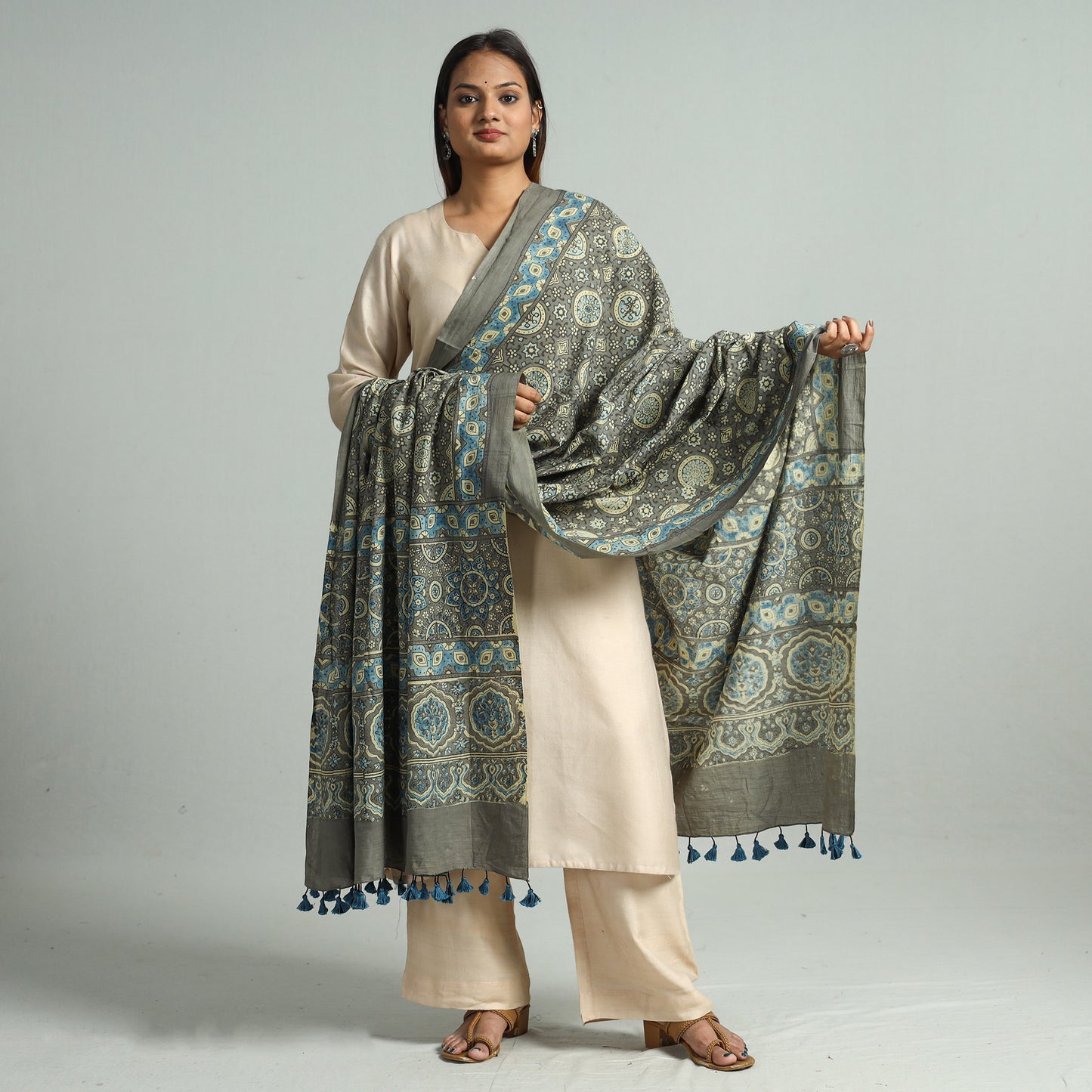 Ajrakh Dupatta