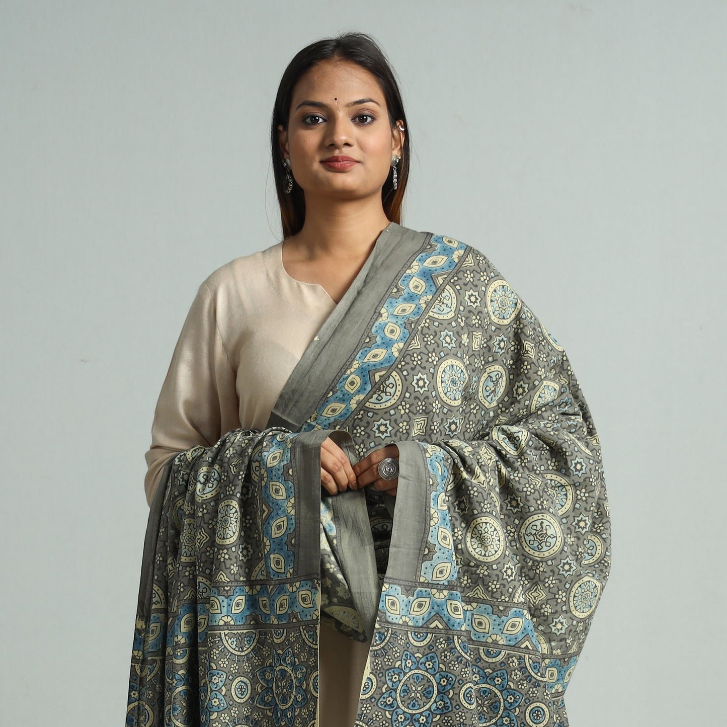 Ajrakh Dupatta