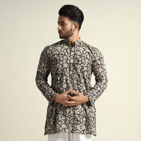 Bagru Short Kurta
