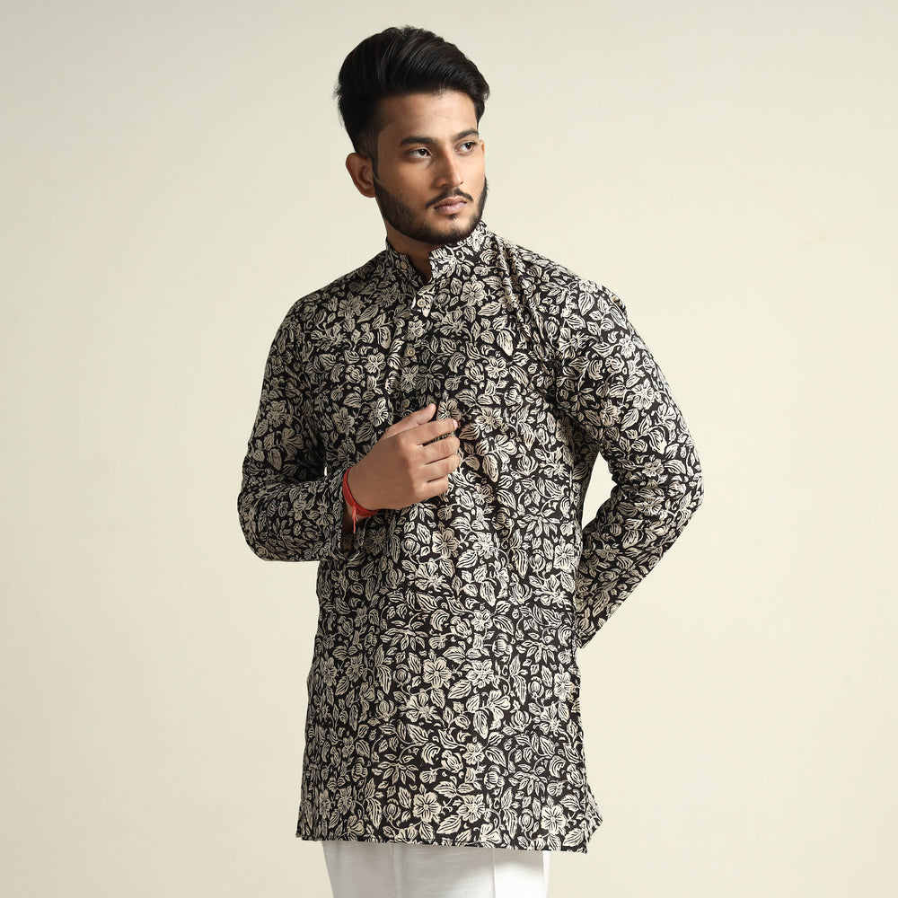 Bagru Short Kurta
