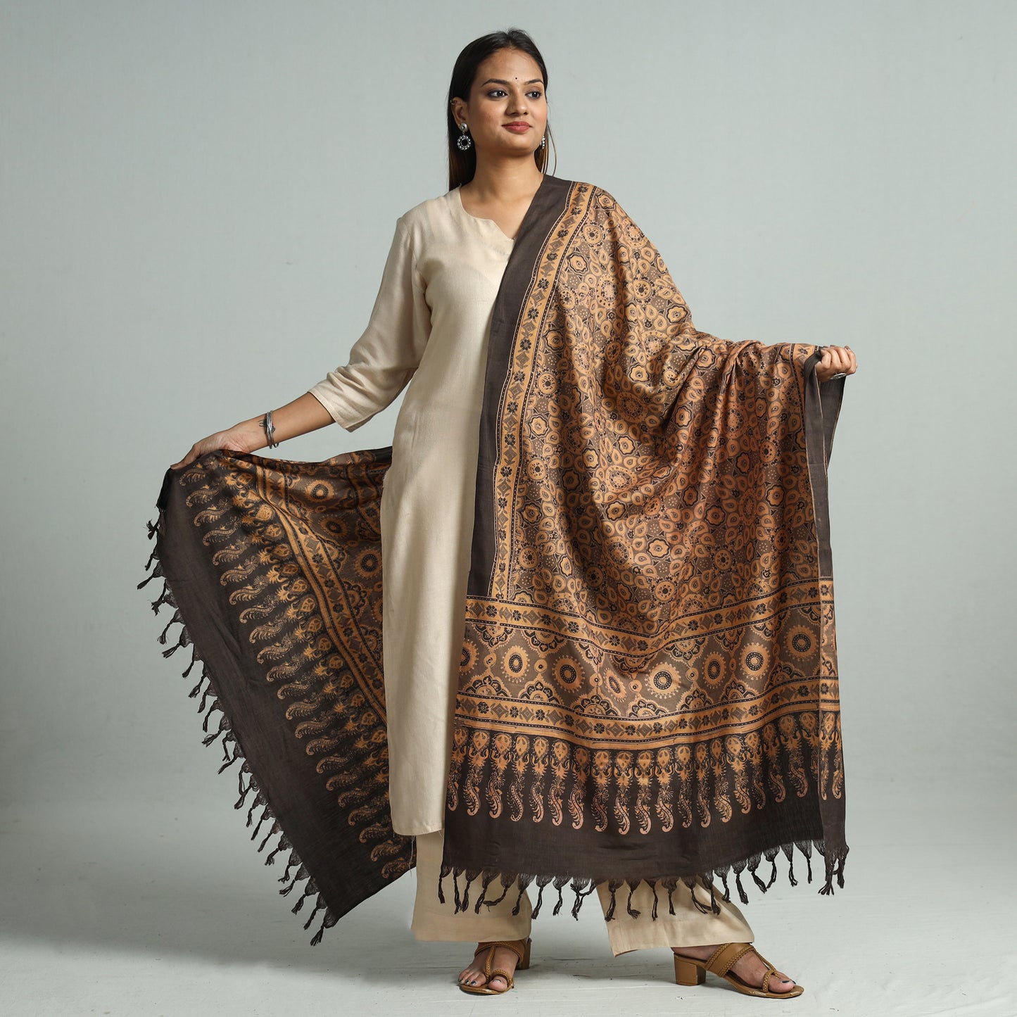 Ajrakh Dupatta