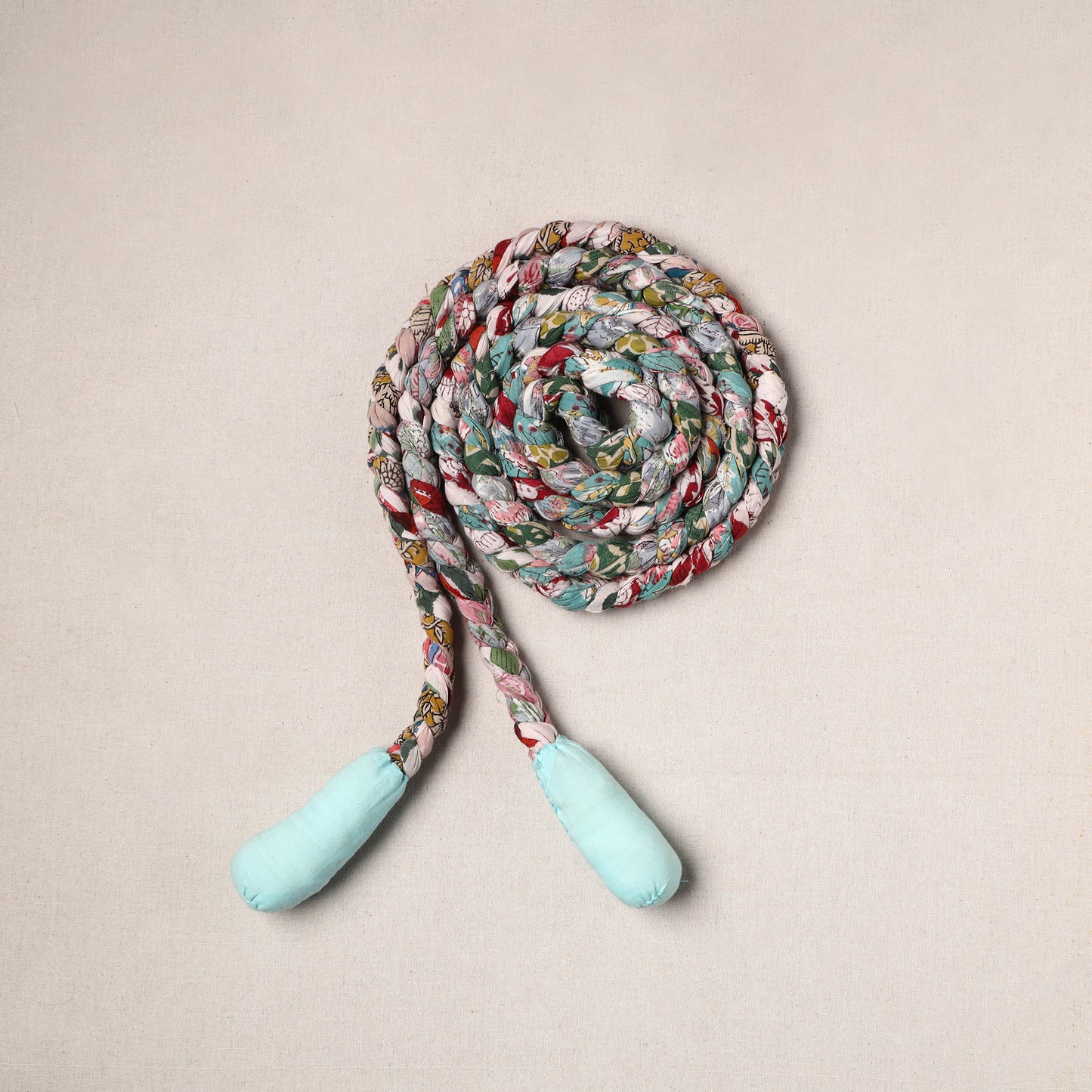 Handmade Upcycled Fabric Skipping Rope 44