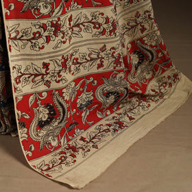 Blue - printed cotton nellore kalamkari saree 70