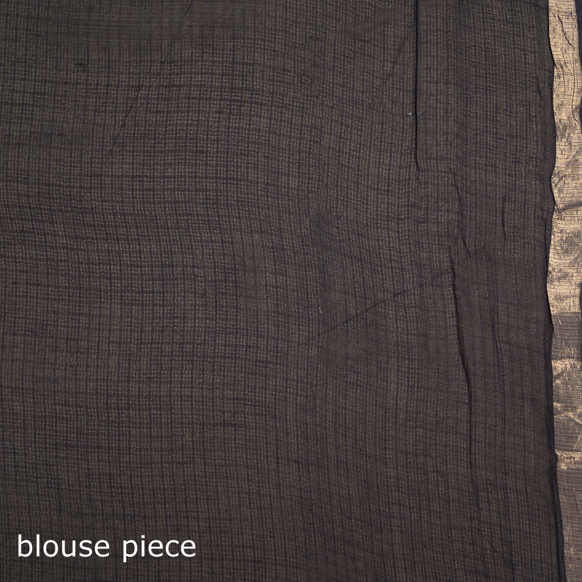 Batik Hand Block Print Kota Doria Cotton Saree 19