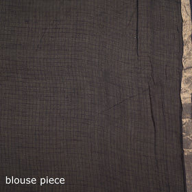 Batik Hand Block Print Kota Doria Cotton Saree 19