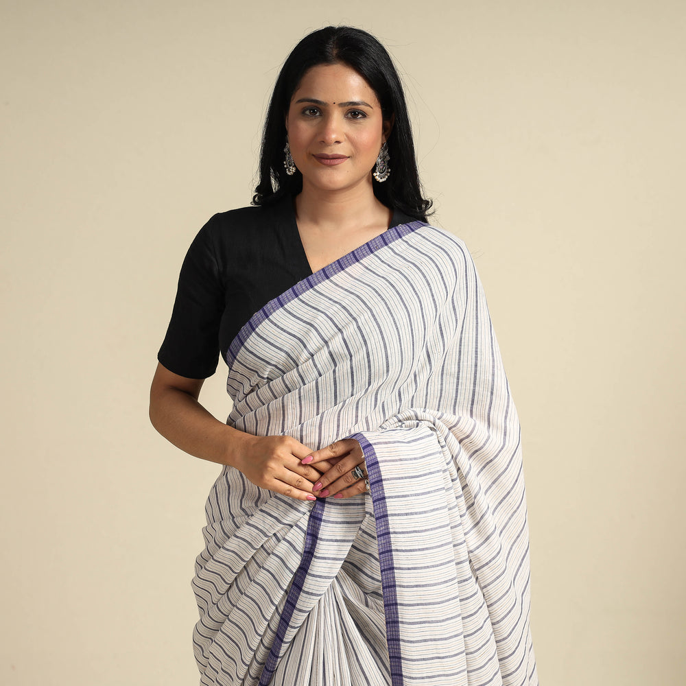 Kantha embroidery Saree