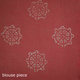 Batik hand block print kota doria cotton saree
