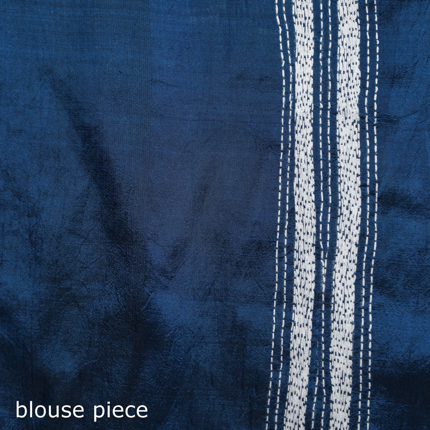 Bengal Hand Embroidered Bangalore Silk Pure Handloom Kantha Saree 03