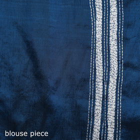 Bengal Hand Embroidered Bangalore Silk Pure Handloom Kantha Saree 03