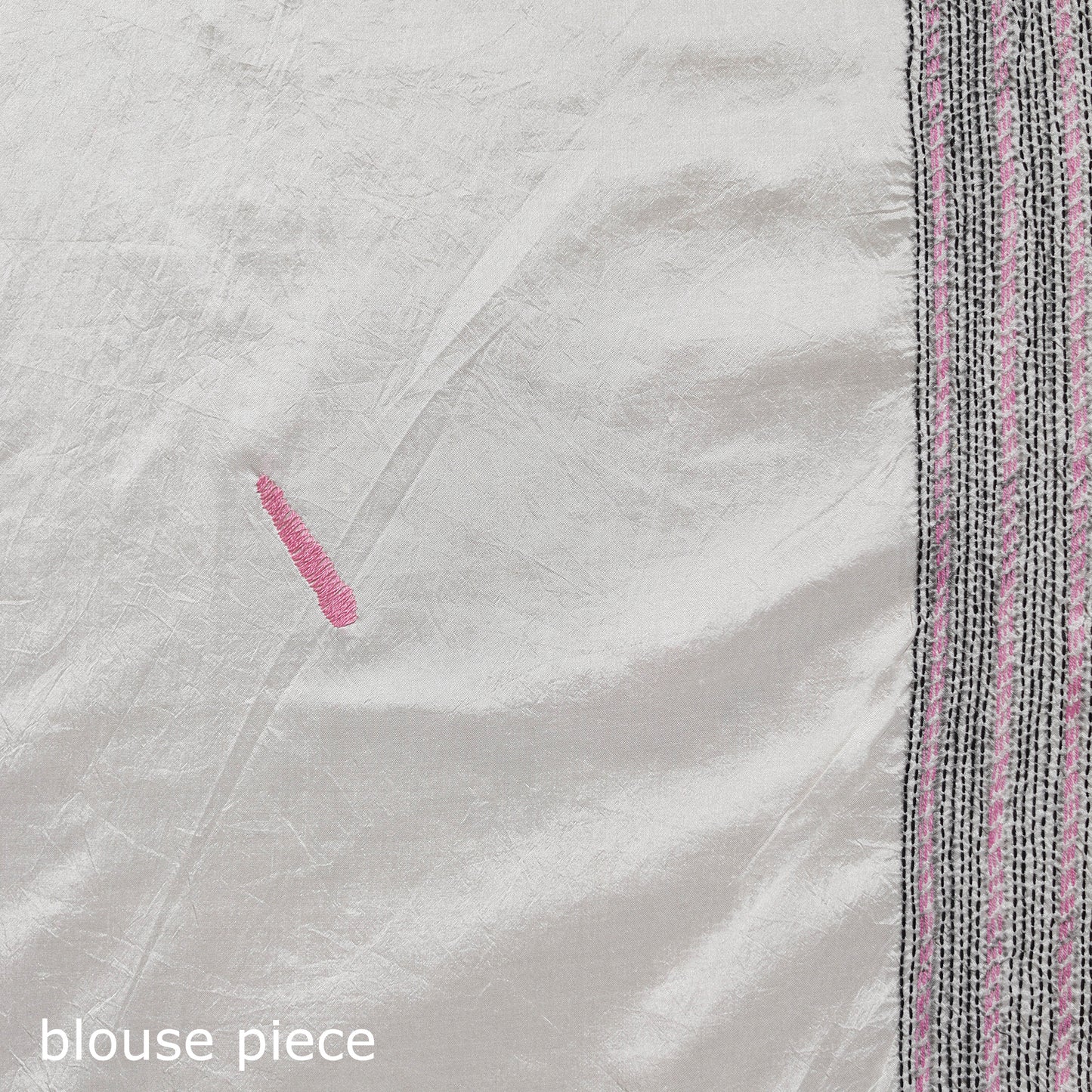 Bengal Hand Embroidered Bangalore Silk Pure Handloom Kantha Saree 01
