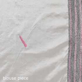 Bengal Hand Embroidered Bangalore Silk Pure Handloom Kantha Saree 01