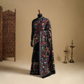 Bengal Hand Embroidered Bangalore Silk Pure Handloom Kantha Saree 02