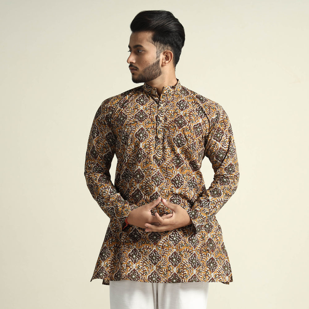 bagru printed men kurta