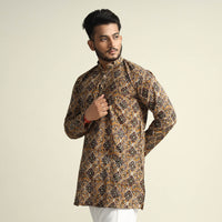 bagru printed men kurta