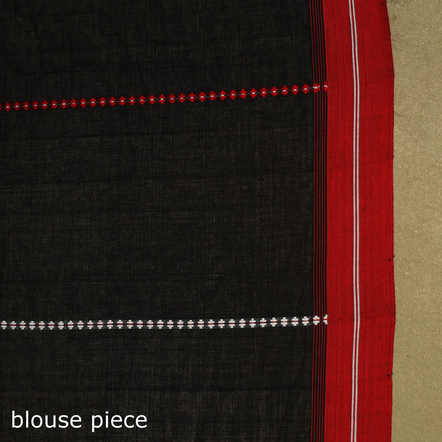 Black - handwoven cotton begumpuri saree 10 - handcrafted
