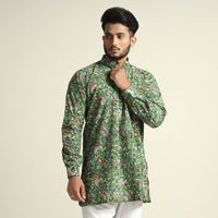 block printed men kurta