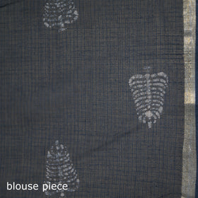 Batik Hand Block Print Kota Doria Cotton Saree 23