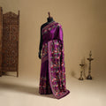 Bengal Hand Embroidered Bangalore Silk Pure Handloom Kantha Saree 06