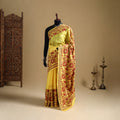 Bengal Hand Embroidered Bangalore Silk Pure Handloom Kantha Saree 07