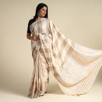 Kantha embroidery Saree