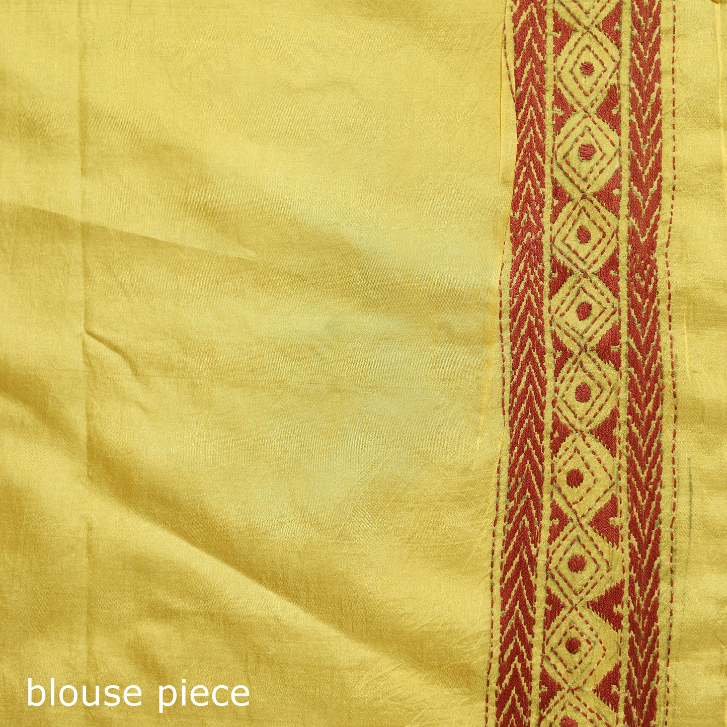 Bengal Hand Embroidered Bangalore Silk Pure Handloom Kantha Saree 07