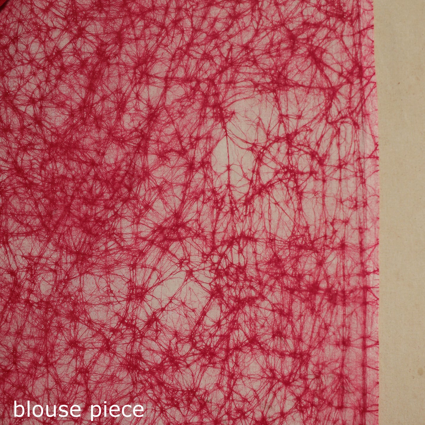 Pink - mul cotton hand batik saree 69 - handcrafted