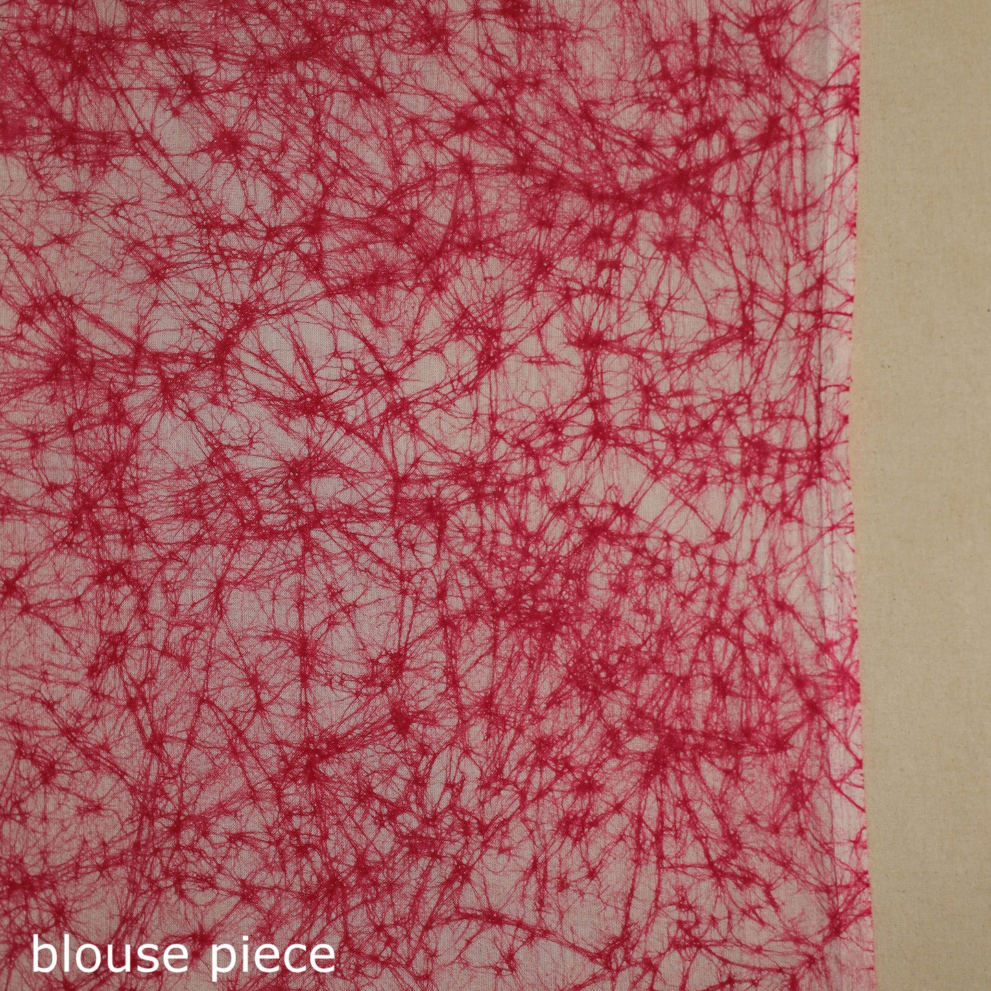 Pink - mul cotton hand batik saree 70 - handcrafted