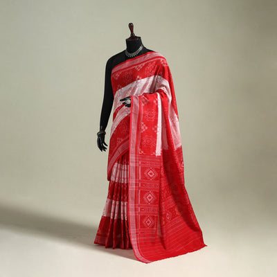 Pure Handwoven Sambalpuri Ikat Cotton Saree 05