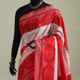 Pure Handwoven Sambalpuri Ikat Cotton Saree 05
