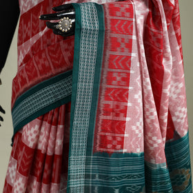 Pure Handwoven Sambalpuri Ikat Cotton Saree 06