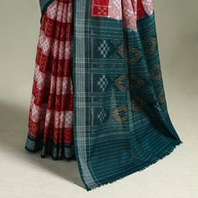 Pure Handwoven Sambalpuri Ikat Cotton Saree 06