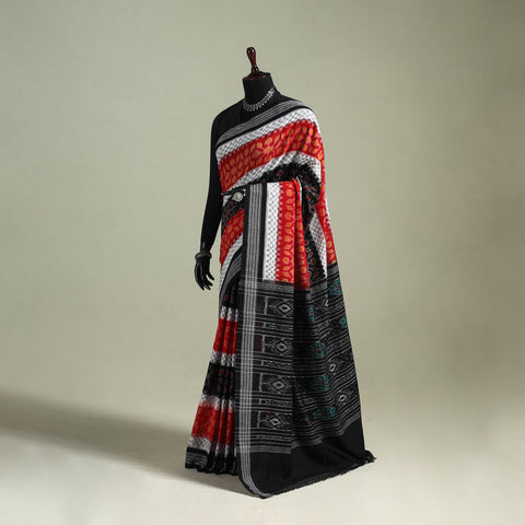 Pure Handwoven Sambalpuri Ikat Cotton Saree 07
