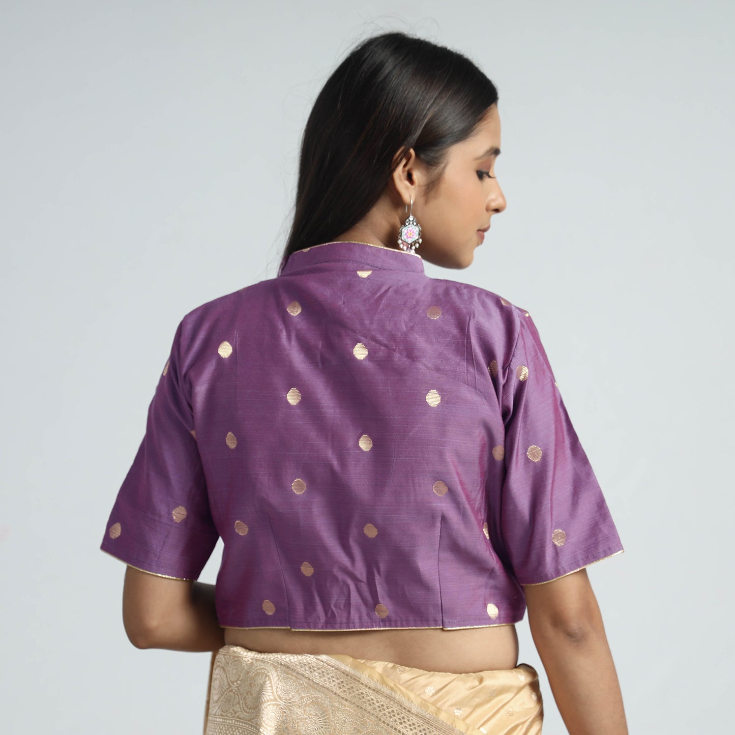 Silk Stitched Blouse
