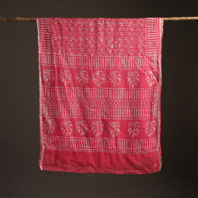 Batik hand block print kota doria cotton saree