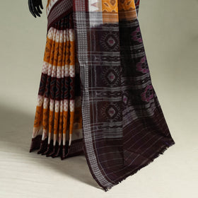 Pure Handwoven Sambalpuri Ikat Cotton Saree 08
