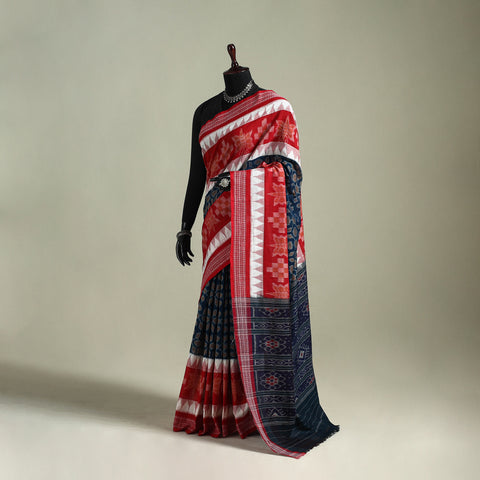 Pure Handwoven Sambalpuri Ikat Cotton Saree 09