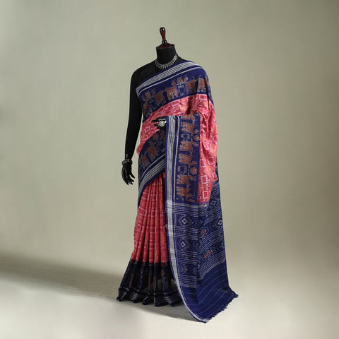 Pure Handwoven Sambalpuri Ikat Cotton Saree 10