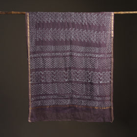 Batik Hand Block Print Kota Doria Cotton Saree 17