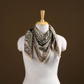 Pedana Hand Block Print Natural Dyed Cotton Kalamkari Scarf 15