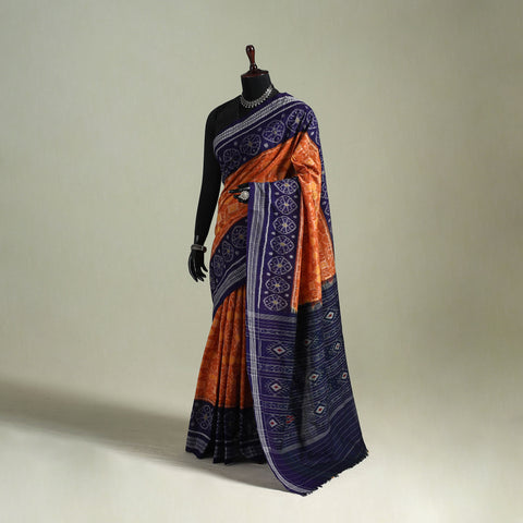Pure Handwoven Sambalpuri Ikat Cotton Saree 13