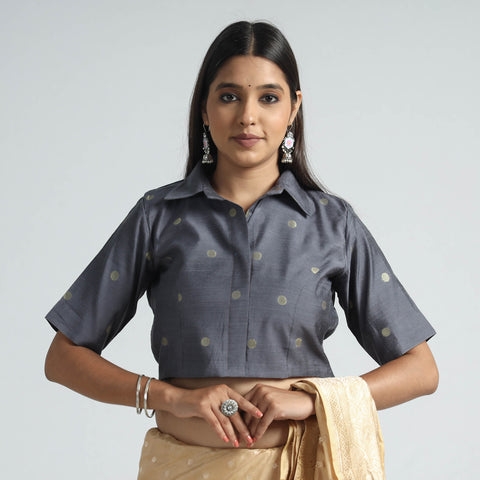 Silk Stitched Blouse
