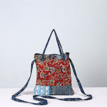 Multicolor - Handmade Quilted Cotton Patchwork Sling Bag 37