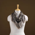 Pedana Hand Block Print Natural Dyed Cotton Kalamkari Scarf 22