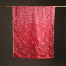 Batik hand block print kota doria cotton saree