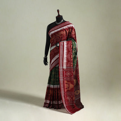 Pure Handwoven Sambalpuri Ikat Cotton Saree 14