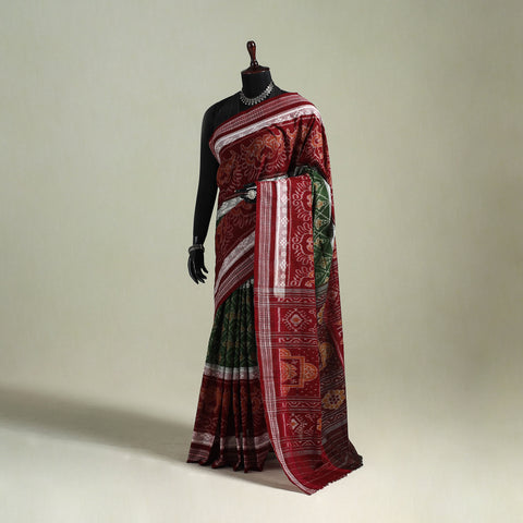 Pure Handwoven Sambalpuri Ikat Cotton Saree 14